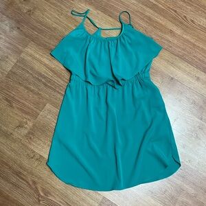 EUC American Eagle Outfitters Emerald Dress